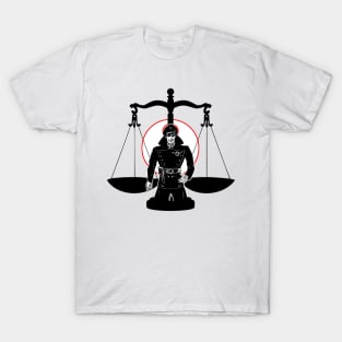 Military and bullet Police and justice T-Shirt